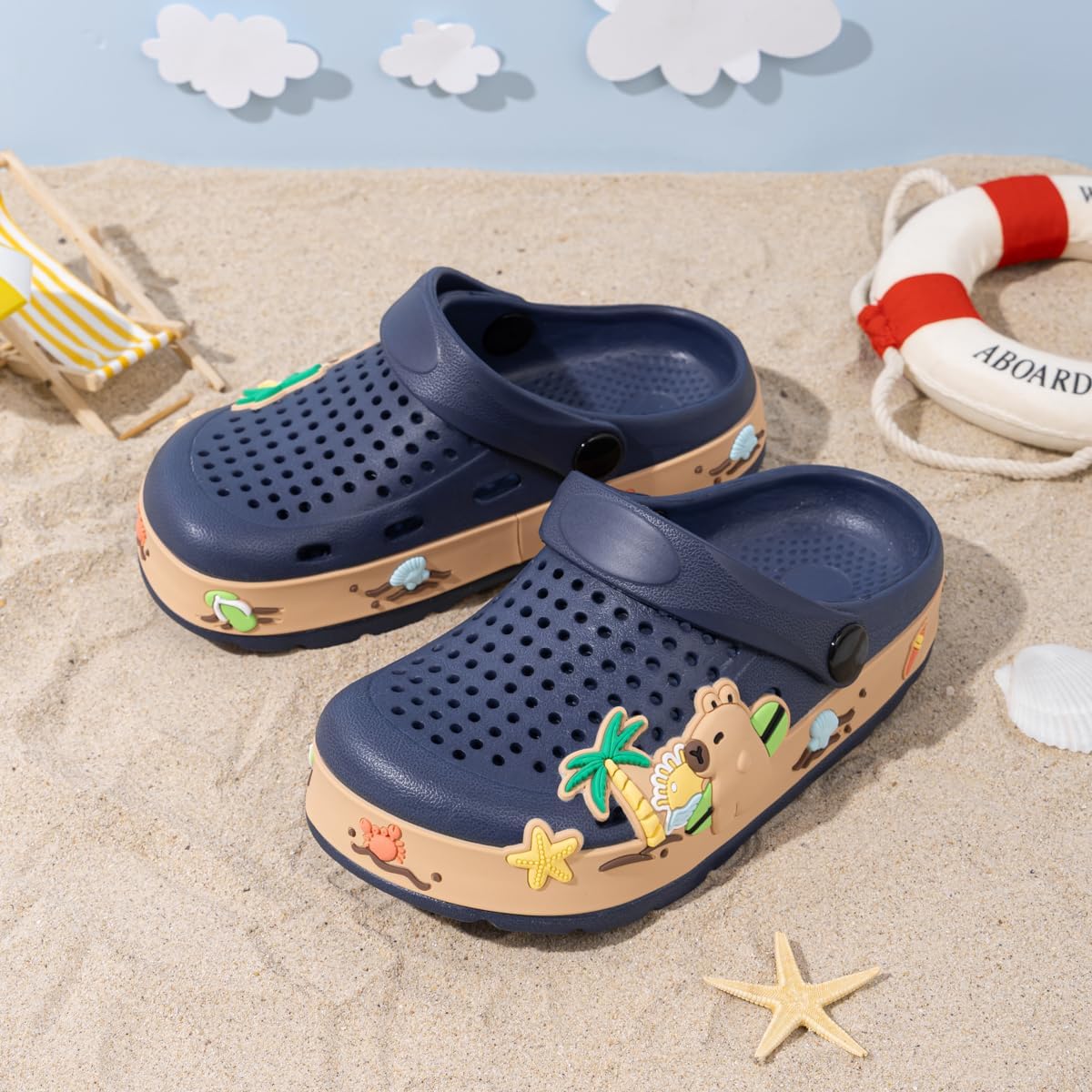Detalle de Miamooi Kids Clogs in EVA