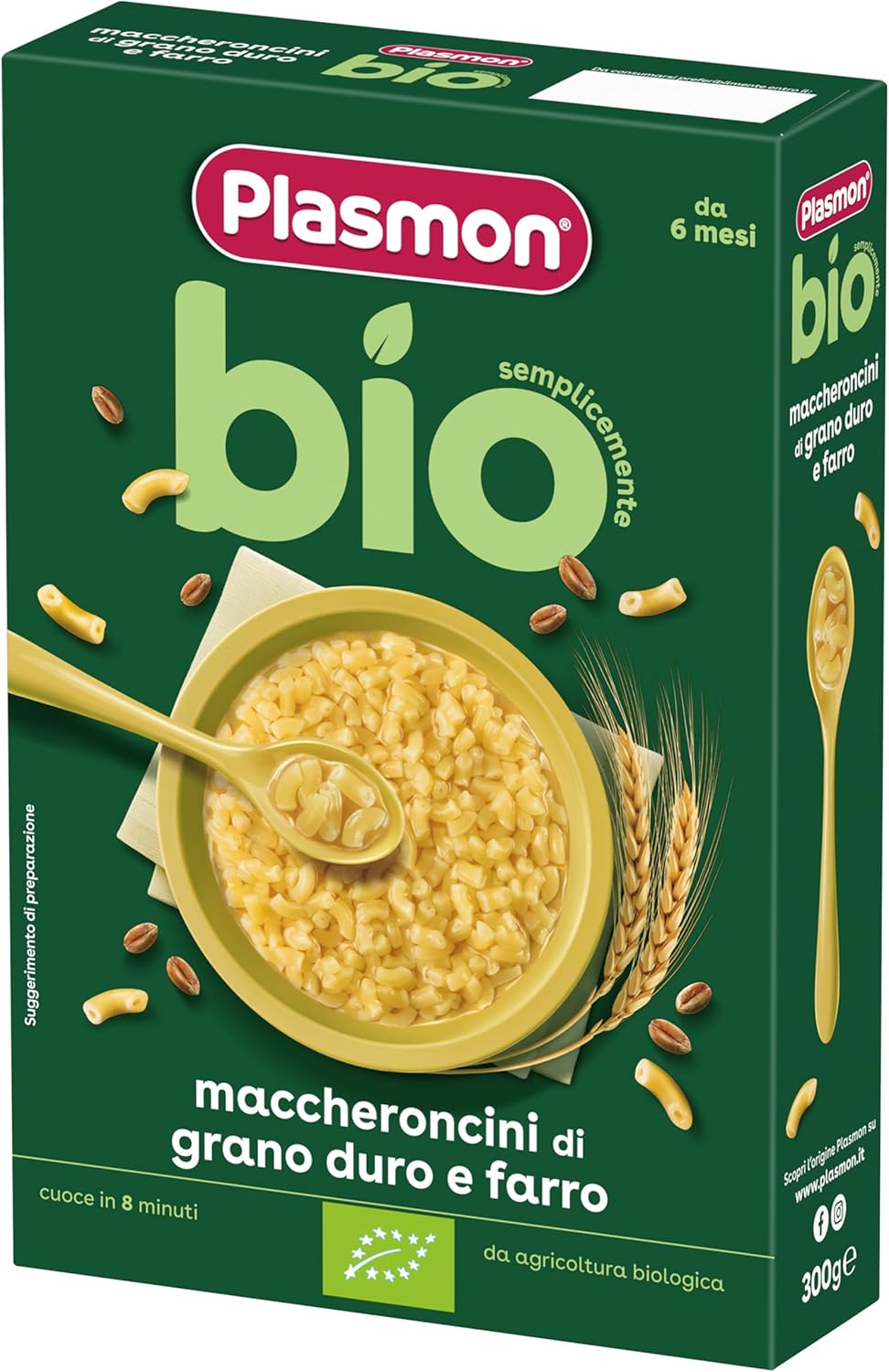 Thumbnail 2 de Plasmon BIO Pastina Maccheroncini 300g (12 Confezioni)