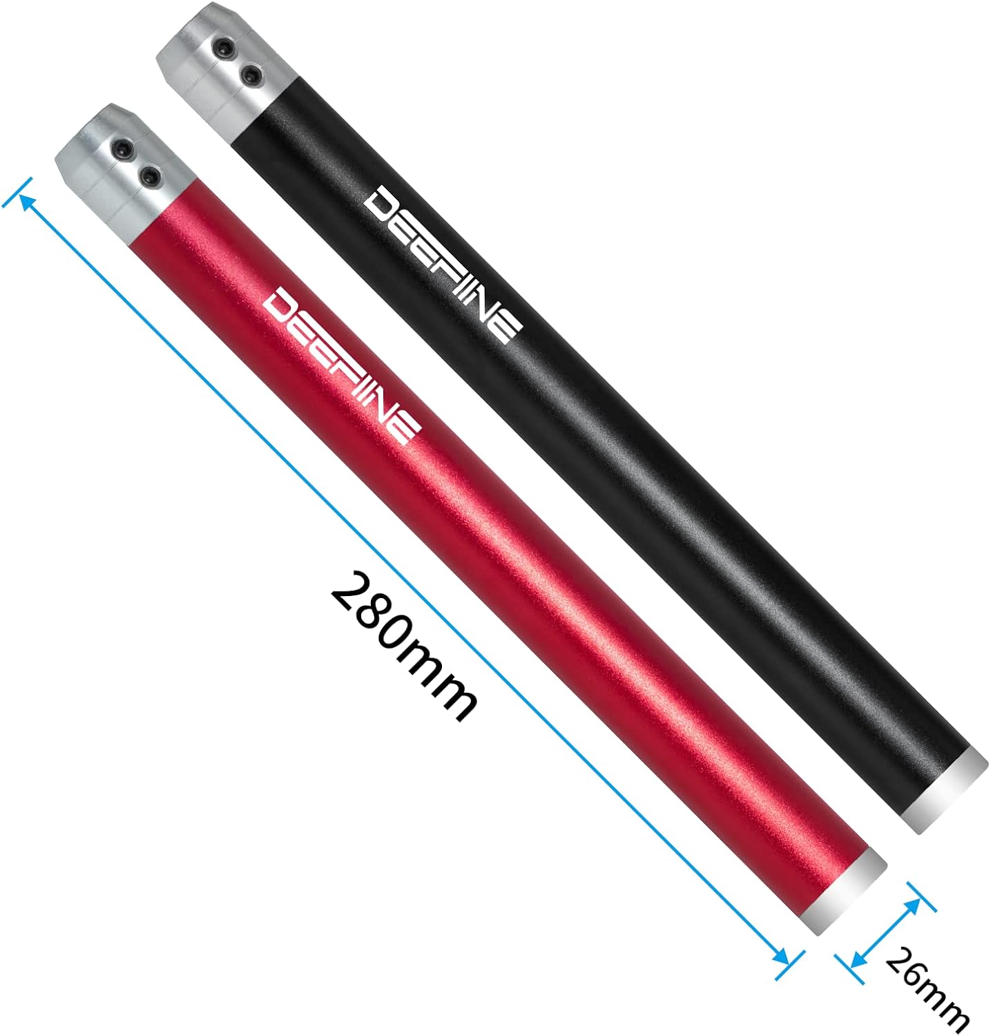 Detalle de DEEFIINE houtdraaigereedschap met verwisselbare aluminium handgrepen voor 10 mm