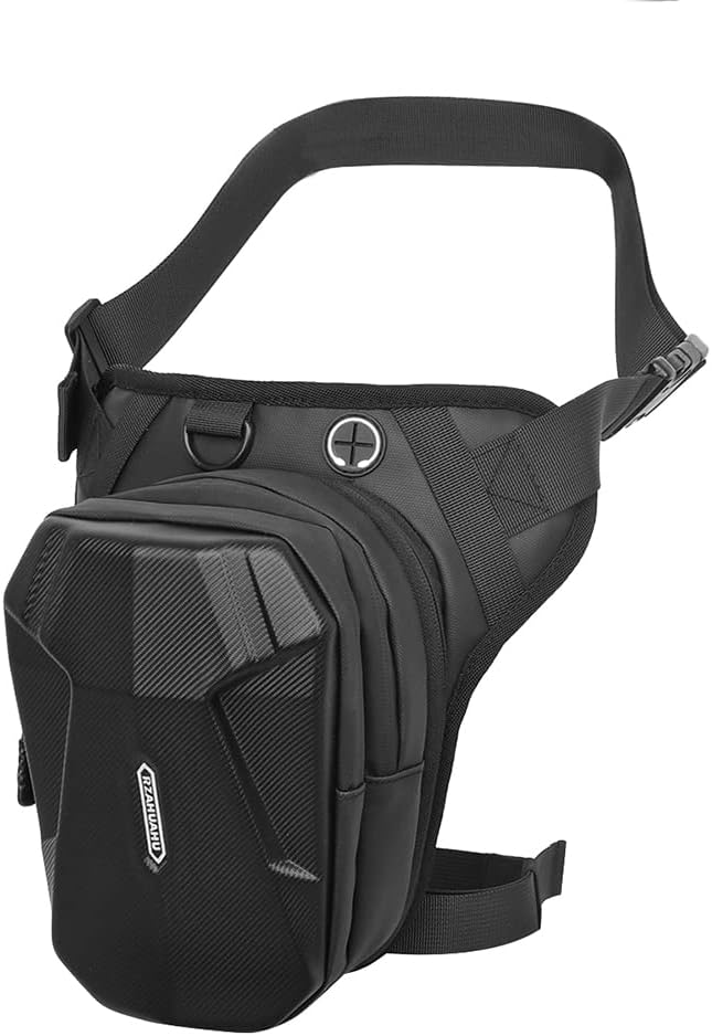 Gutriff Oberschenkeltasche & Beintasche für Herren und Damen – Sporttasche für Laufen, Radfahren, Motorrad, Arbeit (Schwarz, 26)
