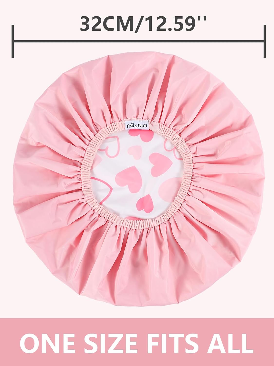 Detalle de Years Calm Reusable Waterproof Shower Cap for Women
