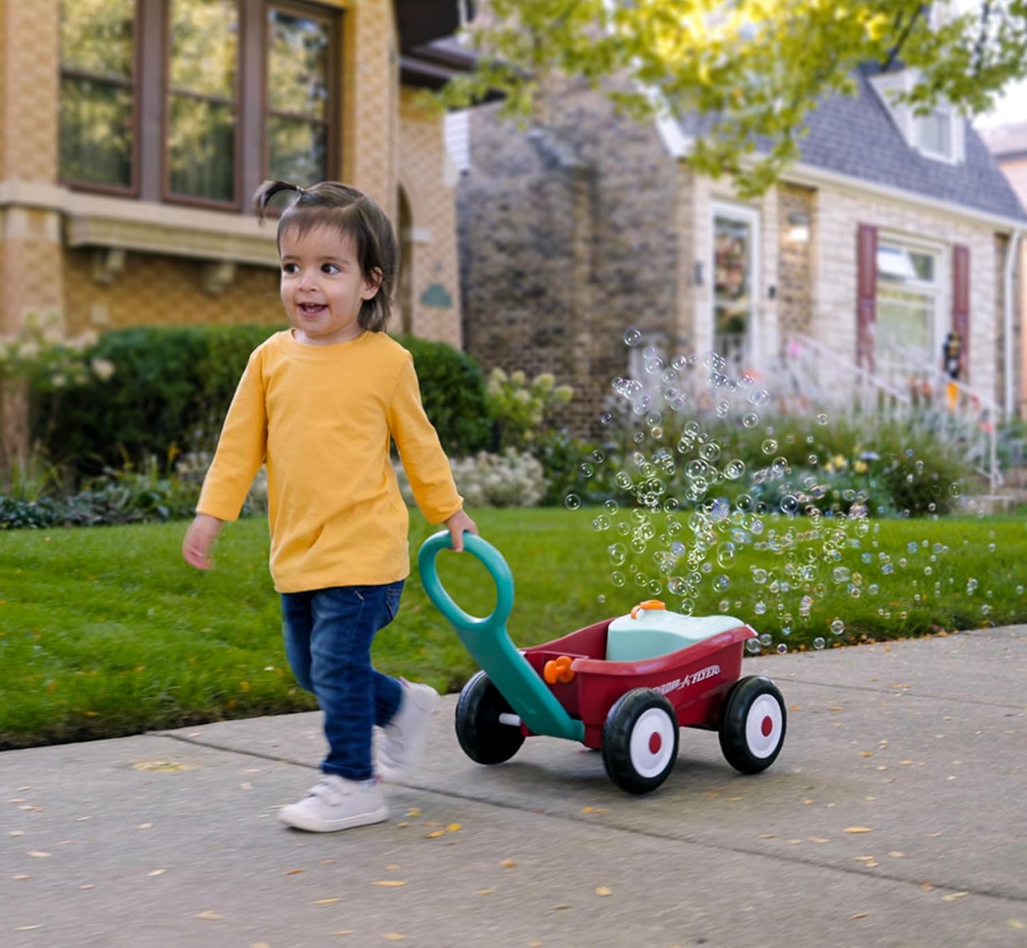 Thumbnail 5 de Radio Flyer Bubble Buddy Chariot de Marche, machine Ă bulles pour enfants đźš¶