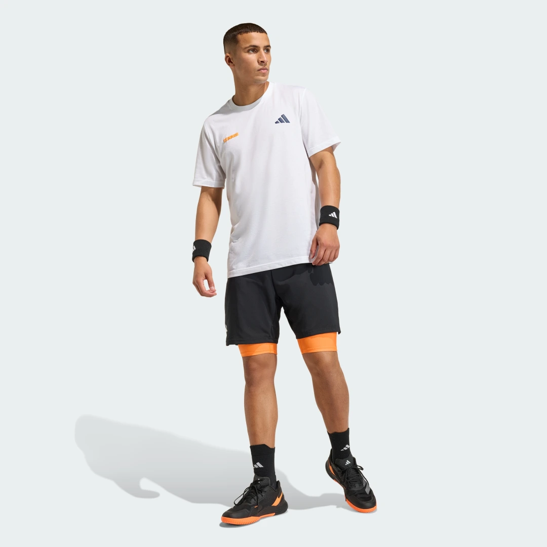 Detalle de Pantalón corto Club Tennis Climacool 2-in-1 de Adidas