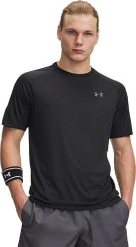Detalle de Under Armour UA Tech 2.0 SS Tee – maglietta sportiva leggera e secca, per allenamenti quotidiani