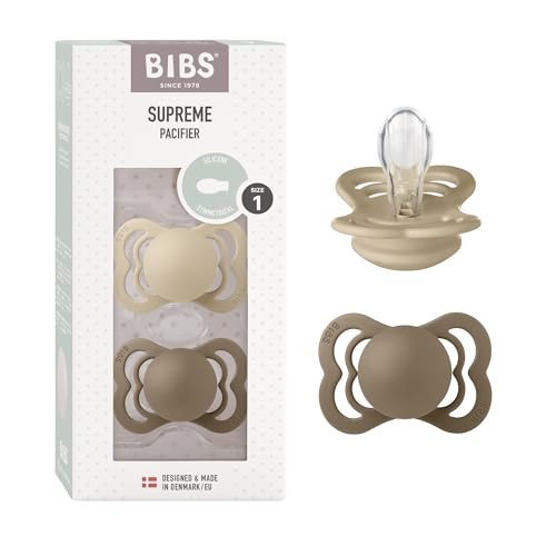 BIBS Supreme Schnuller 2er-Pack: 0-6 Monate