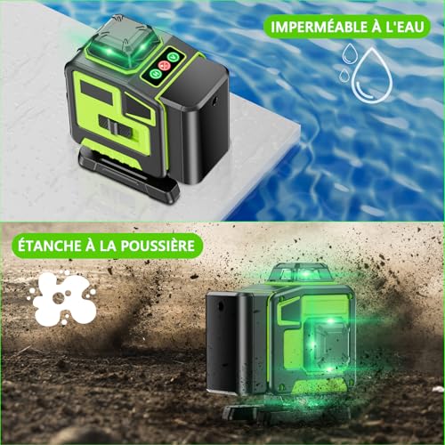 Detalle 2 de Karzu niveau laser 4D 16 lignes, 4 x 360°, autonivelant