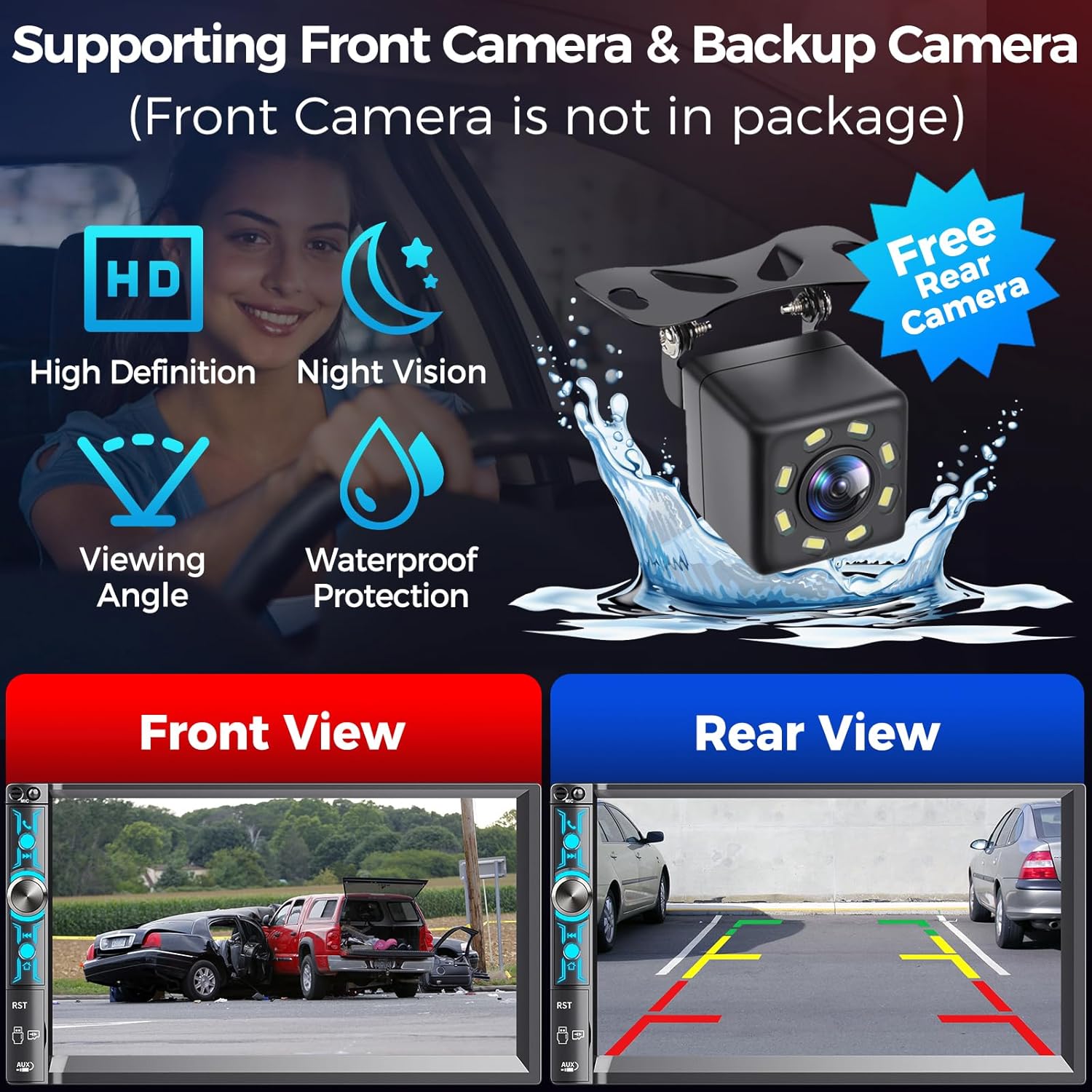 Thumbnail 4 de Kissound 7-inch Double Din Car Stereo 240W