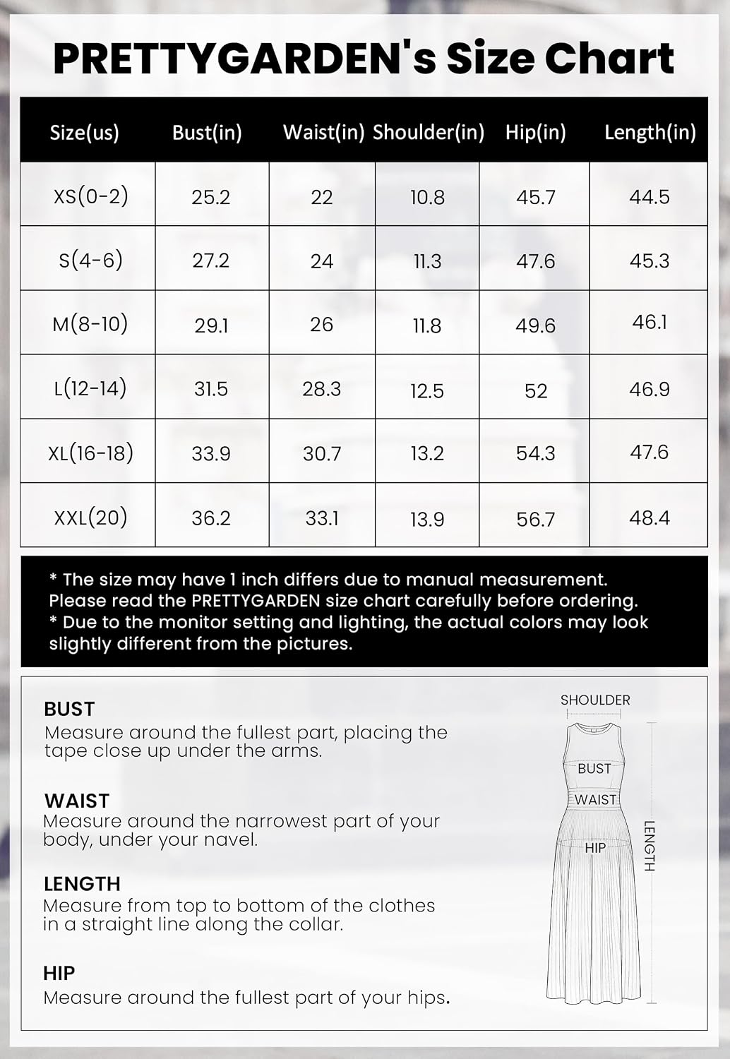 Thumbnail 5 de PRETTYGARDEN PR930 Women's Pleated Knit Midi Dress, Sleeveless A-Line