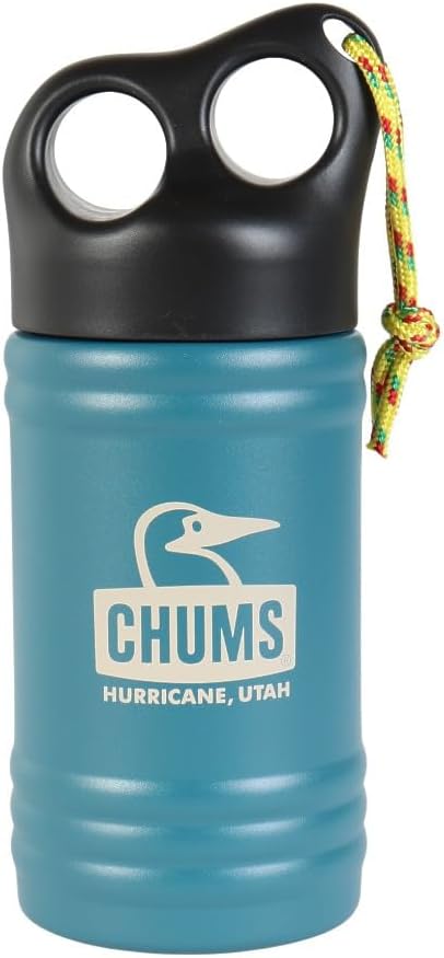 Detalle 2 de CHUMS Camper Wave Bottle 300ml ステンレスボトル、直径約7cmでドリンクホルダー対応