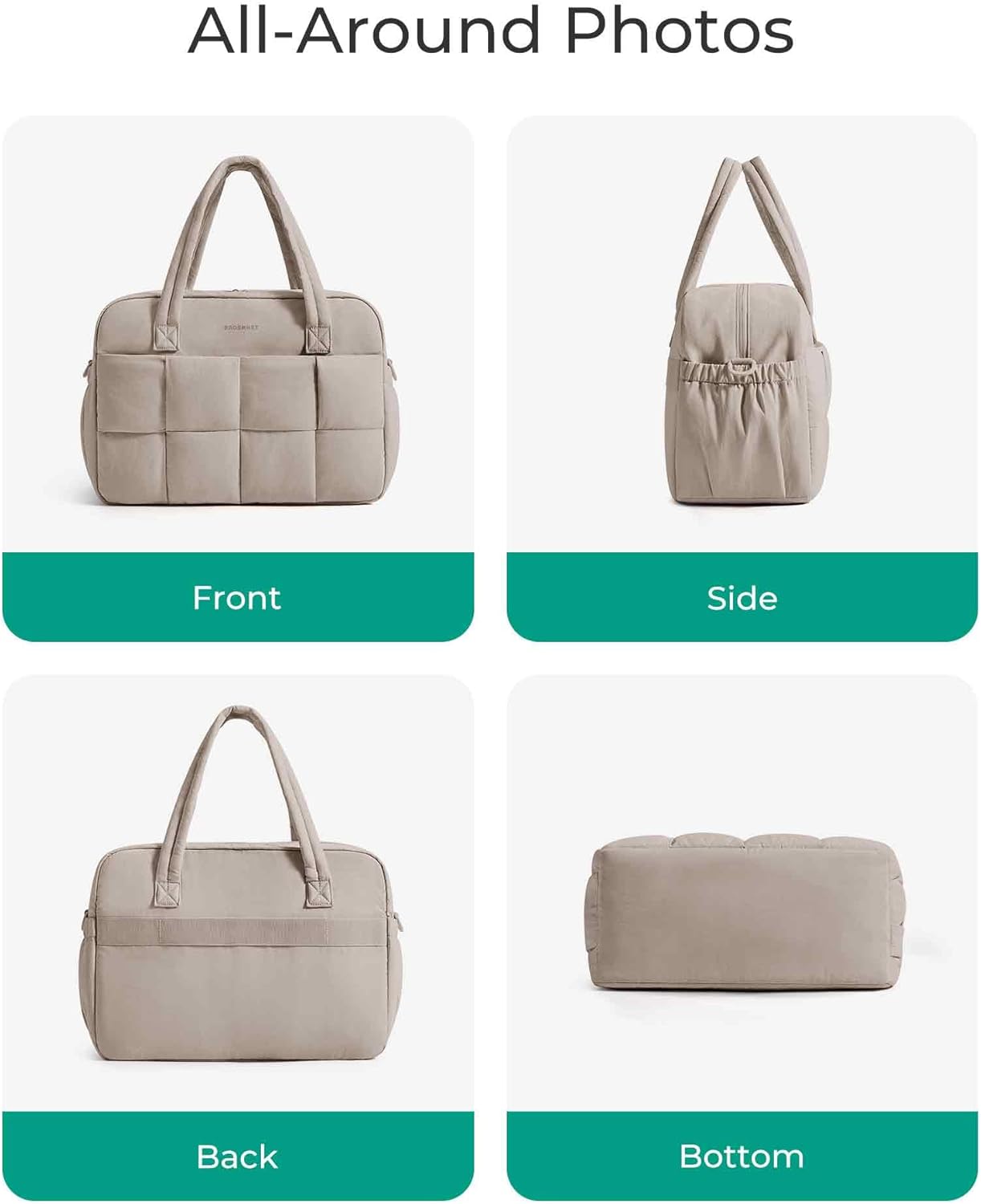 Detalle 2 de BAGSMART 24L travel bag overnight duffle