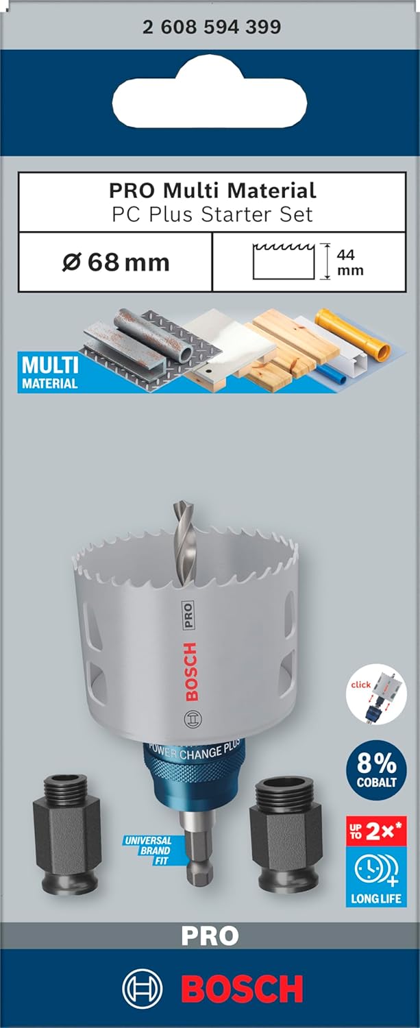 Thumbnail 1 de Bosch 5x PRO Multi Material Power Change Plus Starter-Set (PC Plus Quick Change) – 68 mm