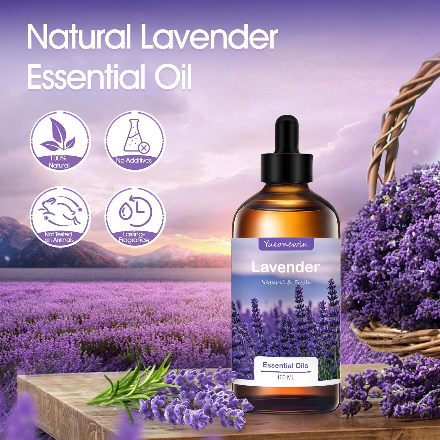 Detalle 2 de YUEONEW Olio di Lavanda 100 ml