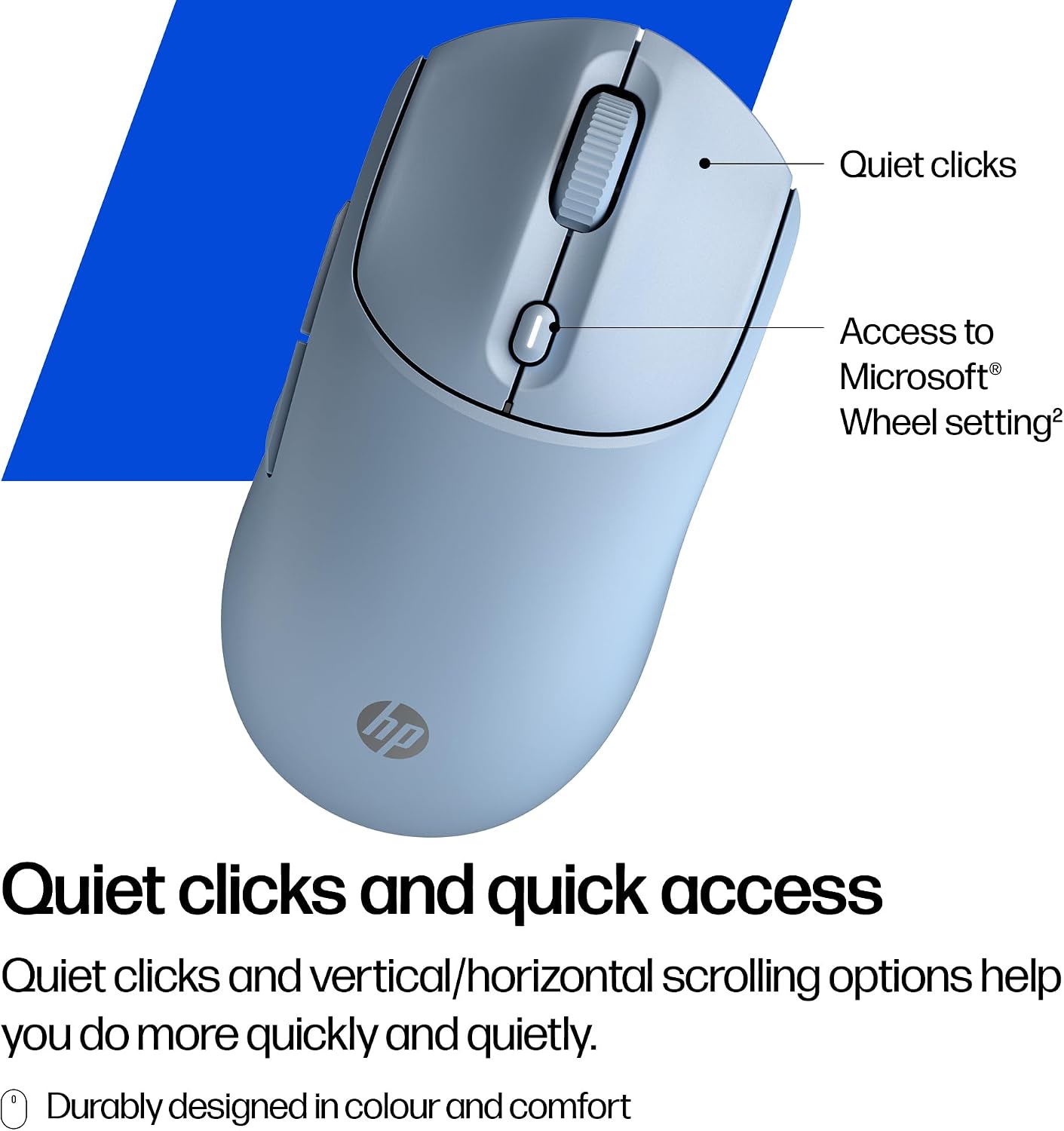 Thumbnail 2 de HP 400 Quiet Wireless Mouse