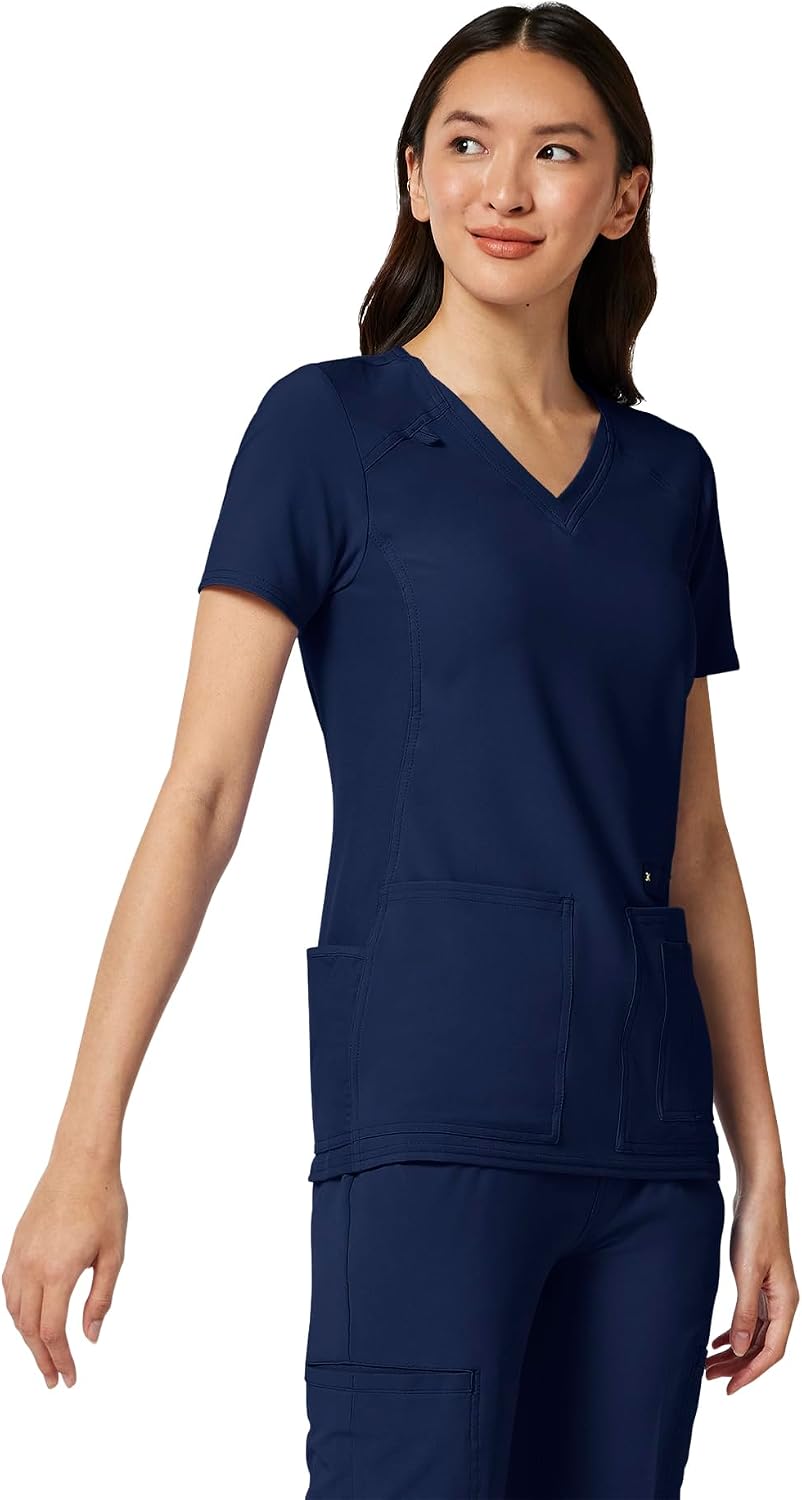 Thumbnail 4 de Cherokee CK605 Women's V-Neck Medical Scrub Top with 4-Way Stretch