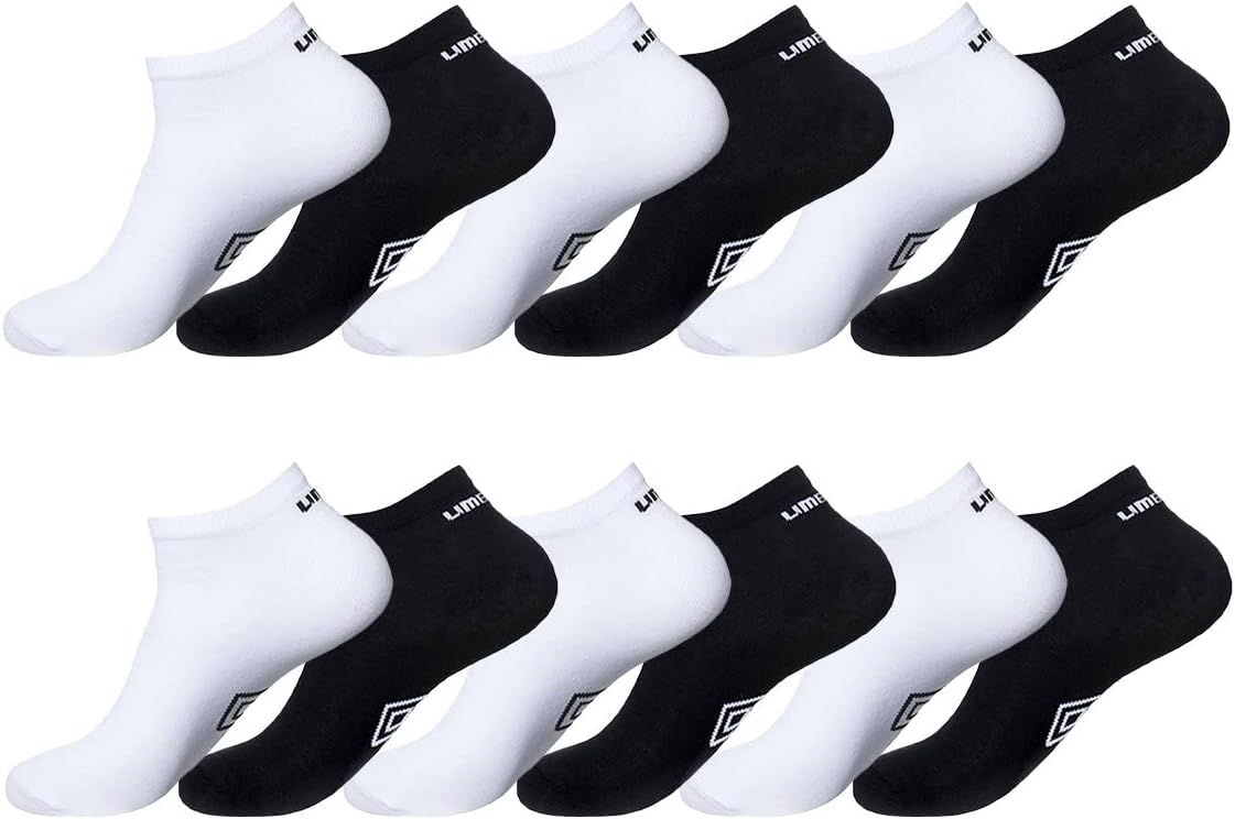 Detalle de Umbro Chaussette Homme Maille Aérée – Lot de 12, socquettes sportives ajustement Parfait