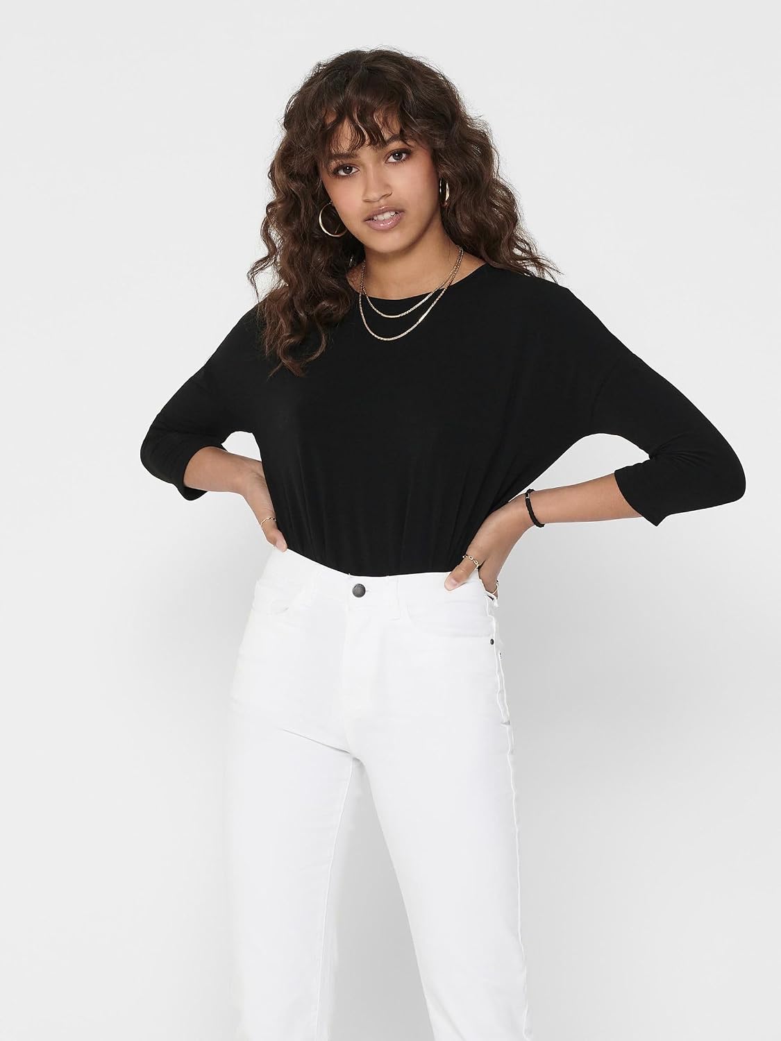 Detalle 2 de ONLGLAMOUR Pull Fin Femme