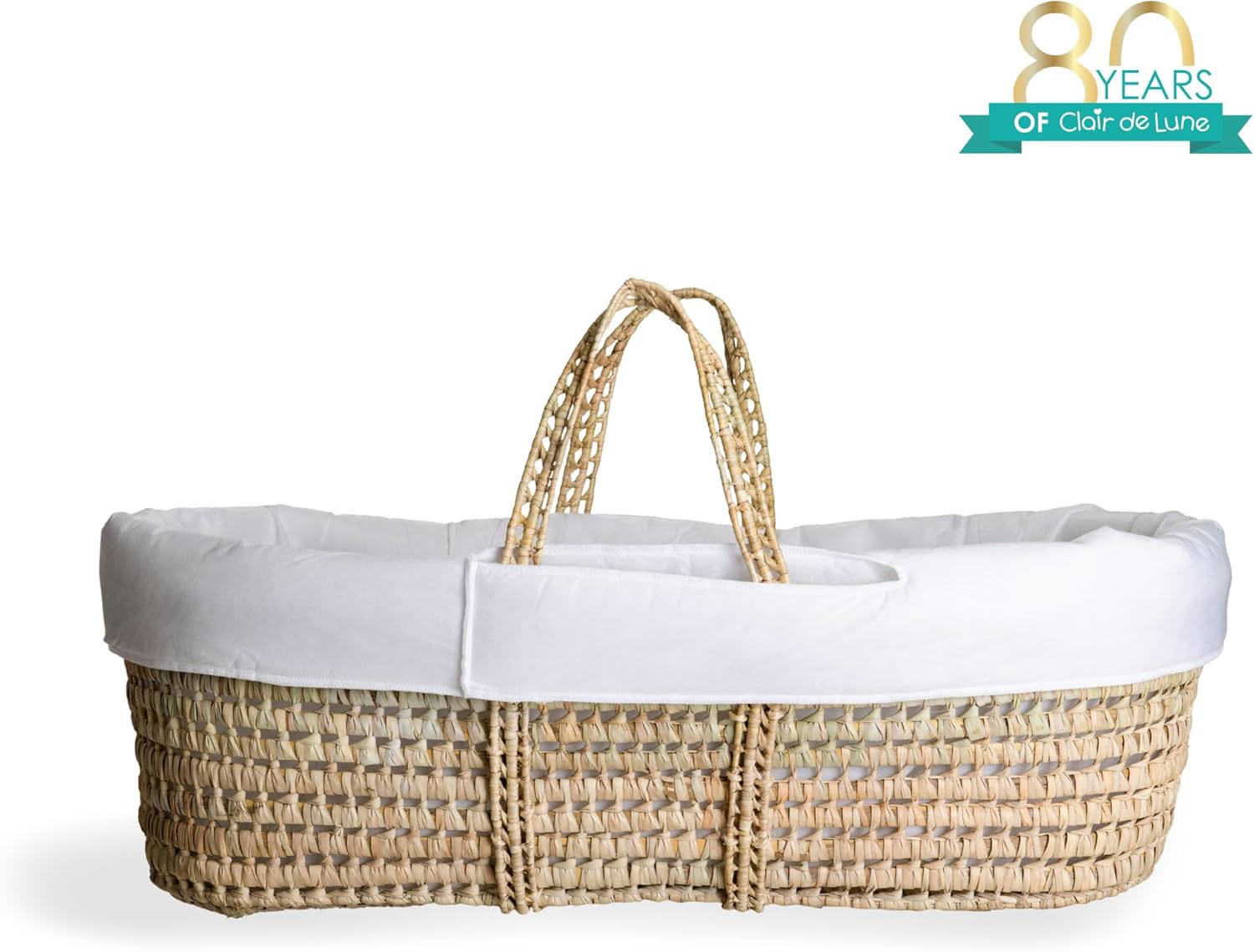 Thumbnail 6 de Clair de Lune Quilted Liner for Moses Baskets (White)