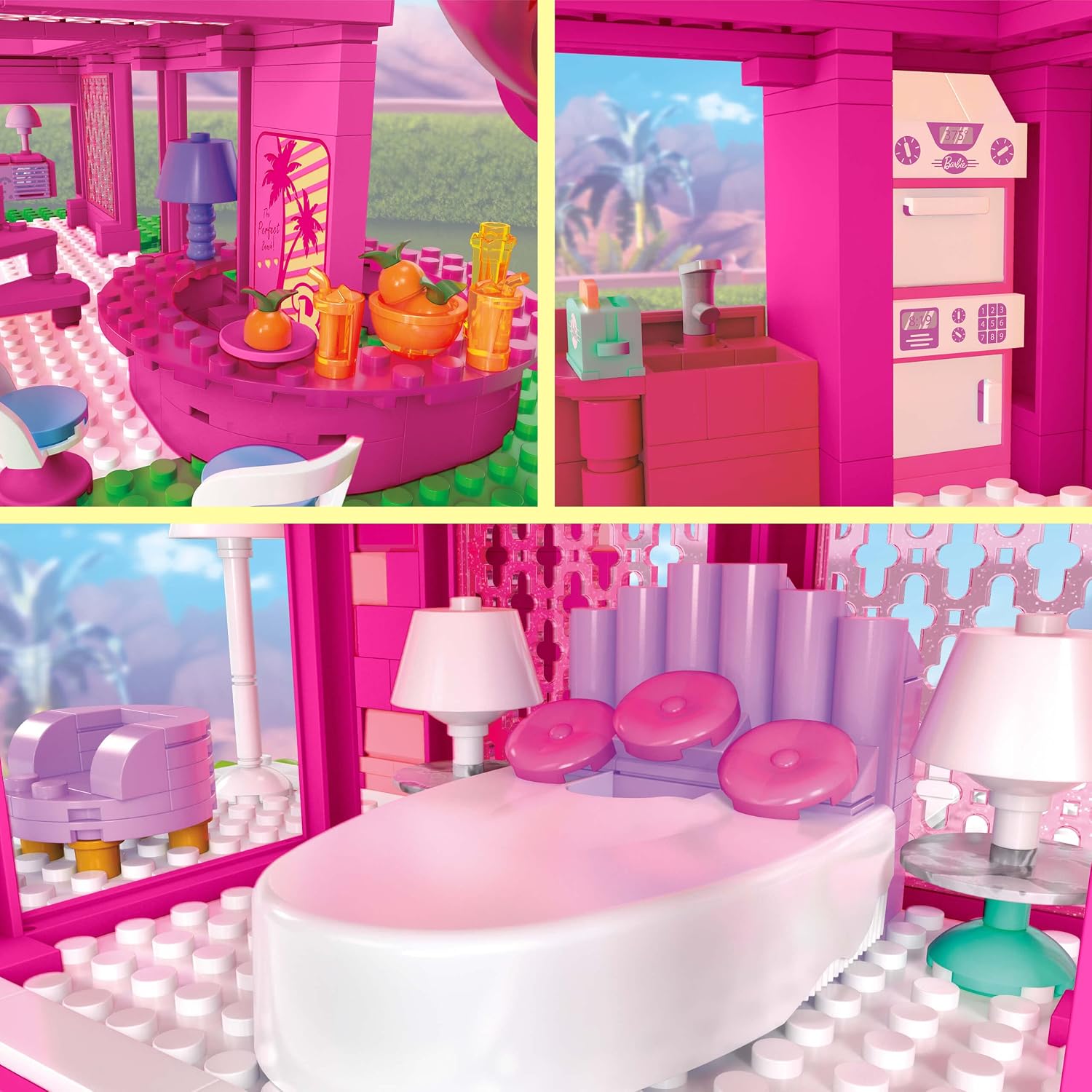 Thumbnail 2 de Barbie HPH26 Maison de rêve 4 poupées