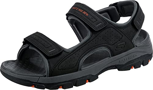 Detalle de Skechers TRESMEN GARO: sandalias para hombre en negro synthetic, talla 44 EU