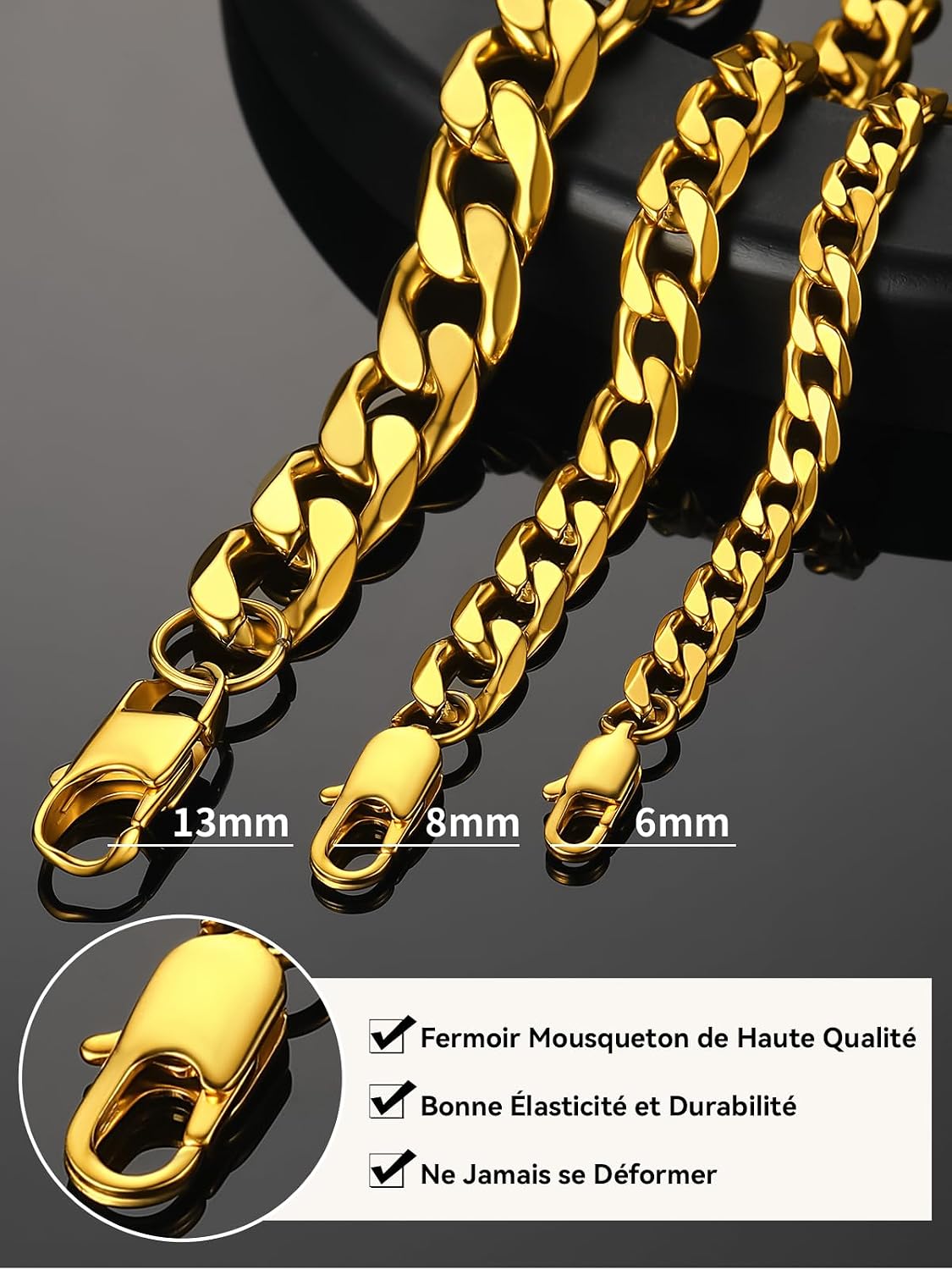 Detalle 2 de ChainsHouse Bracelet Gourmette 21 cm đ