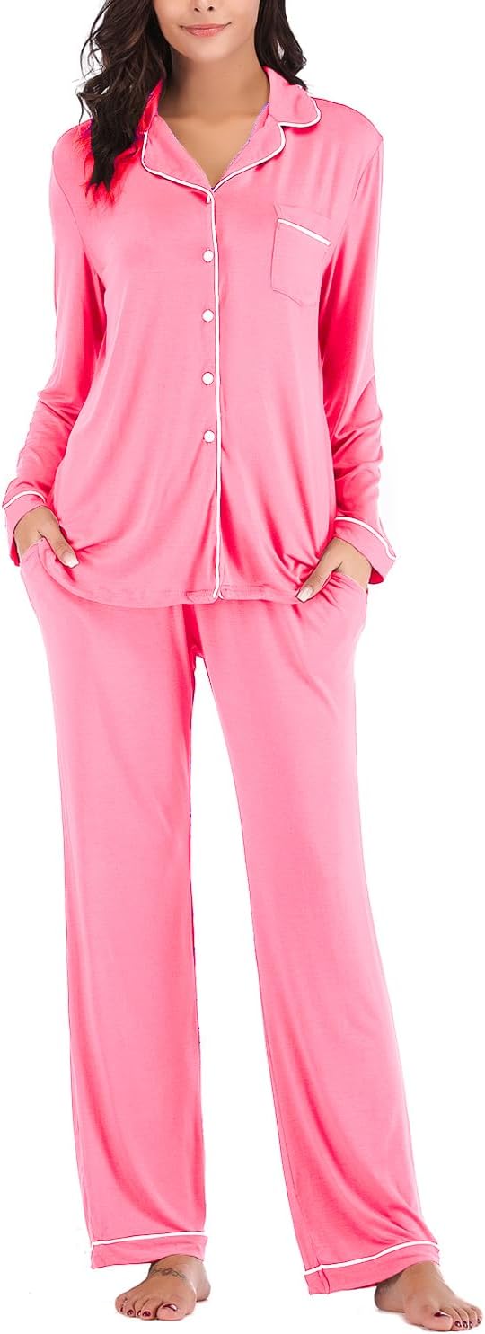 Thumbnail 6 de Aamikast Long-Sleeve Button Pajama Set for Women