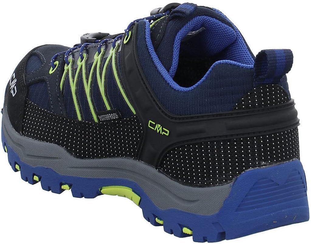 Detalle de CMP Kids Rigel Low Trekking Shoes Wp: Scarpe da trekking unisex per bambini e ragazzi in Blu Elettrico