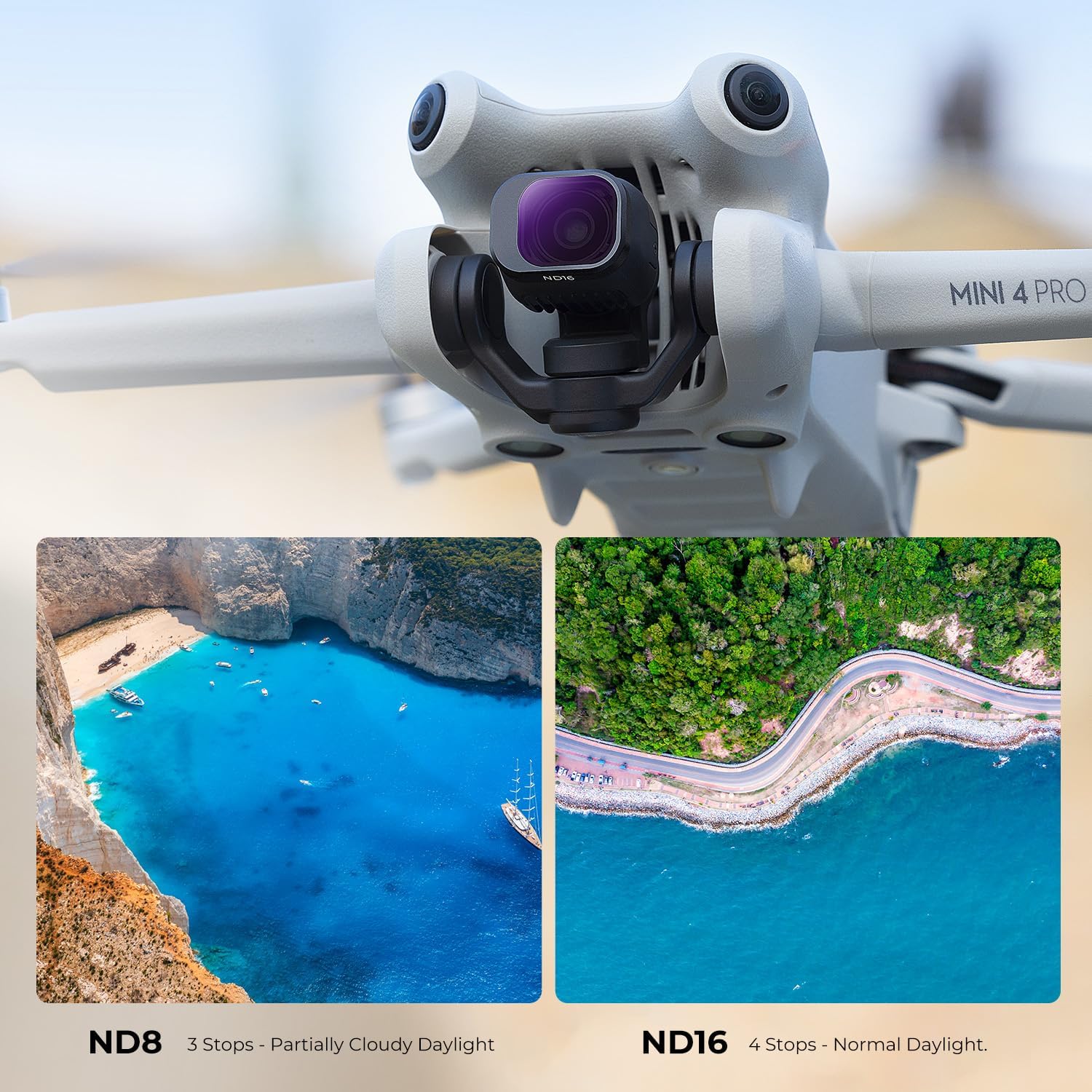 Thumbnail 3 de K&F Concept Mini 4 PRO Filtri Kit per DJI Mini 4 Pro – CPL e ND multipack