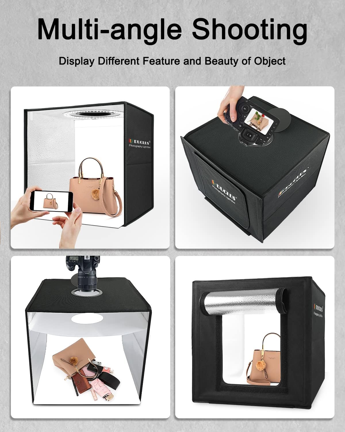 Thumbnail 5 de DUCLUS Light Box Photography 16x16 Inch