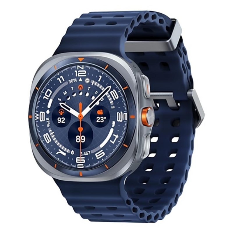 Detalle 2 de Samsung Galaxy Watch Ultra 4G LTE Titanium Blue: reloj inteligente pensado para atletas y profesionales