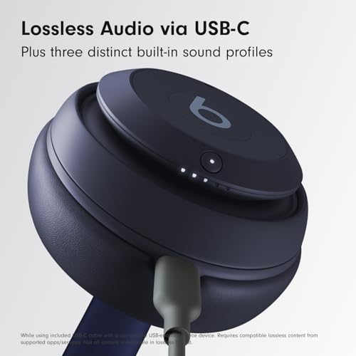 Detalle 2 de Beats Studio Pro Premium Wireless Over-Ear Headphones (Navy)