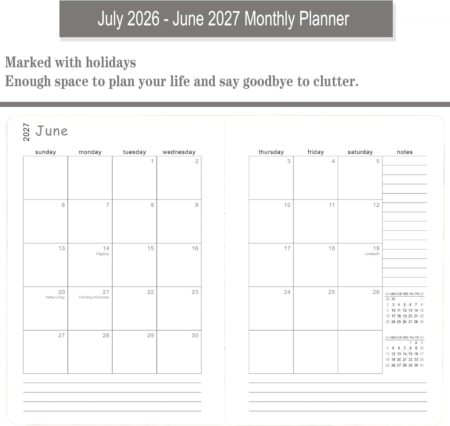 Detalle de Daily Planner 2026-2027