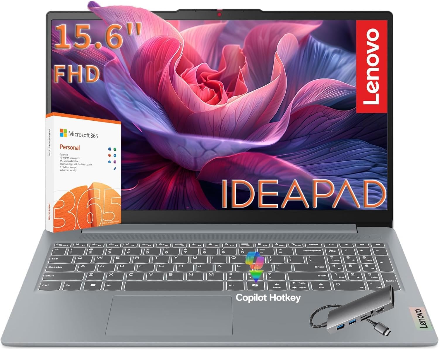 Detalle de Lenovo 15.6-inch Laptop