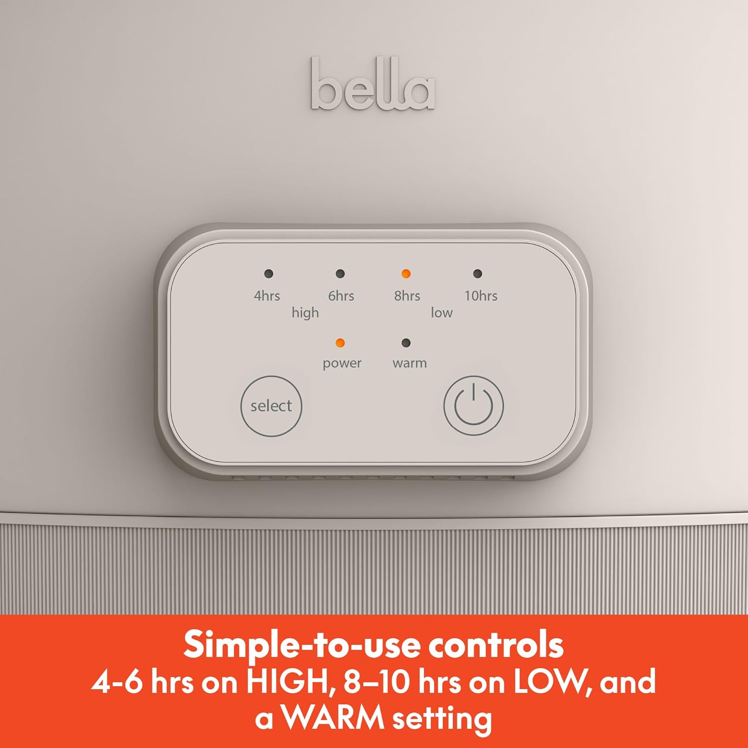 Thumbnail 2 de Bella 6.0 Qt Programmable Slow Cooker with Ceramic Nonstick Coating