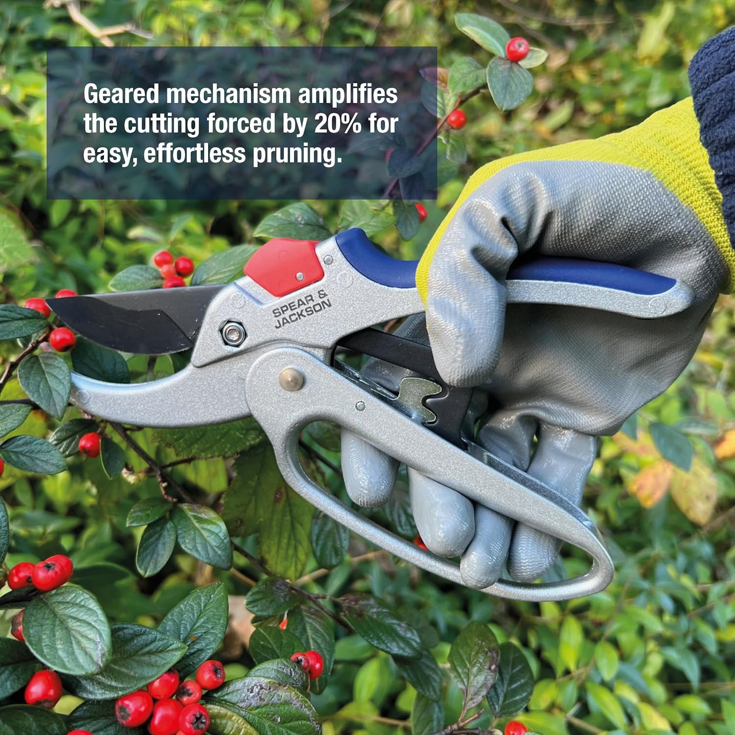 Thumbnail 2 de Spear & Jackson 6758GS Razorsharp Geared Anvil Secateurs