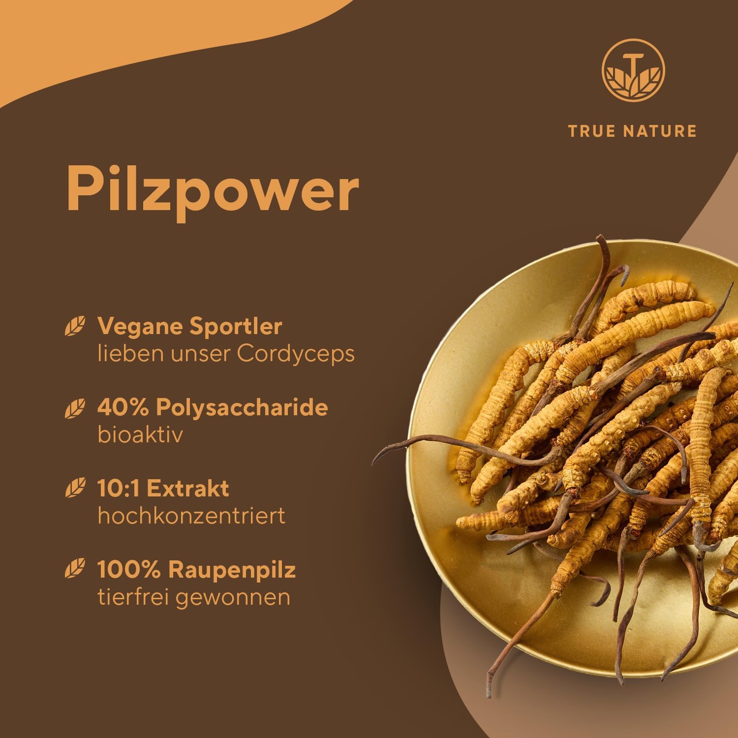 Thumbnail 3 de TRUE NATURE Cordyceps Kapseln 270 Stk