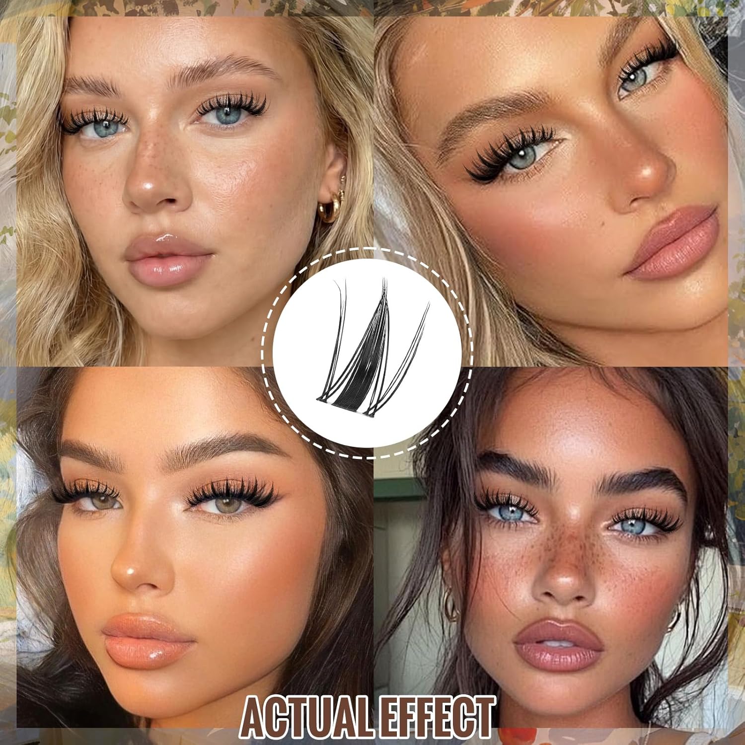 Thumbnail 3 de JMS&JMS Fairy Lash Clusters Kit: Natural Cluster Lashes with Invisible Band (Fairy-8-18mix)