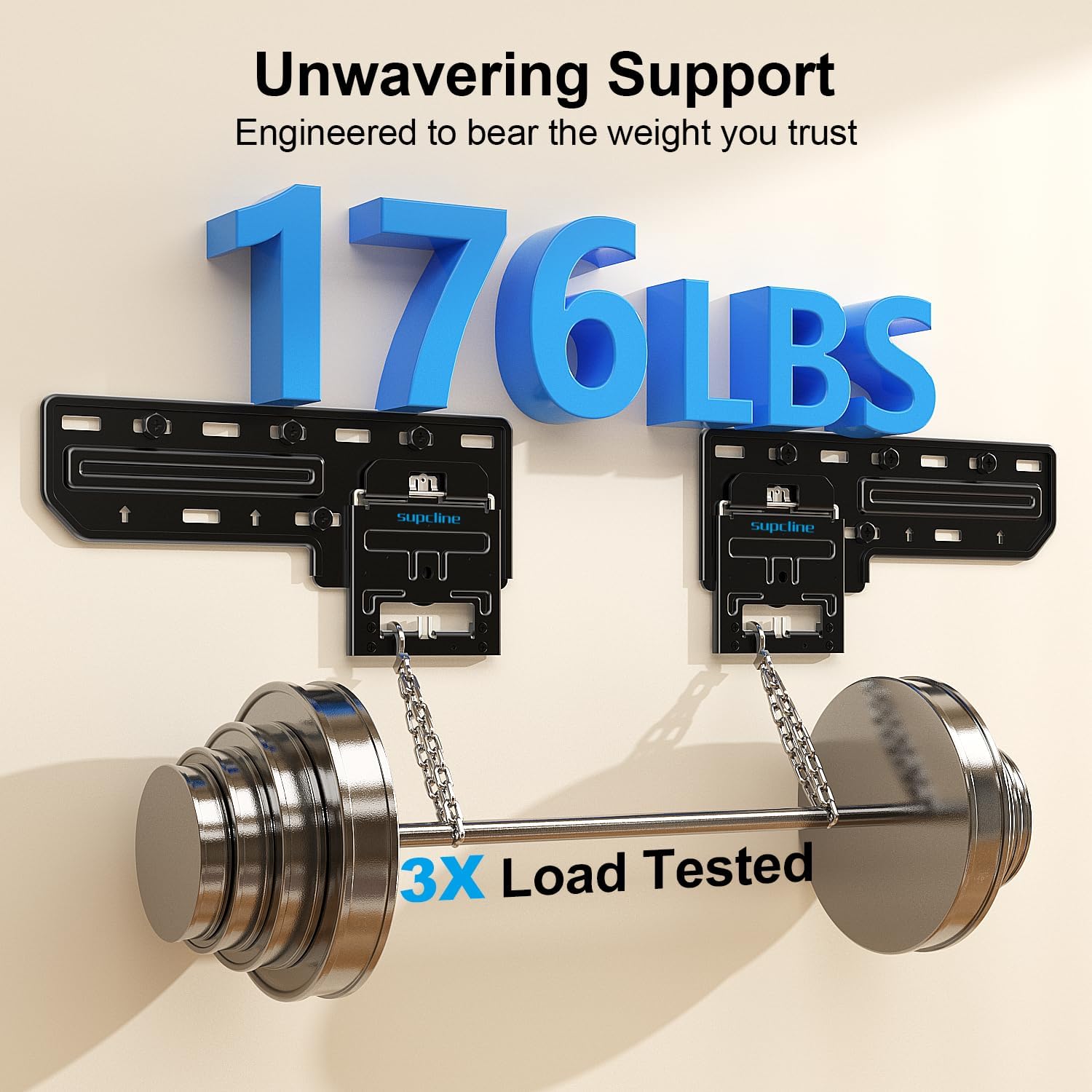 Thumbnail 3 de Supcline Ultra Slim TV Wall Mount 0.31" for 42–100" TVs