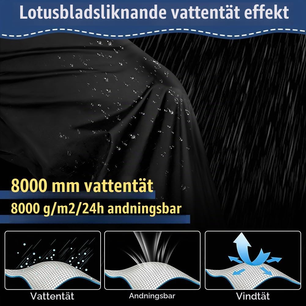 Detalle de BSBUY vattentäta överdragsbyxor – lätta, vindtäta och ofodrade