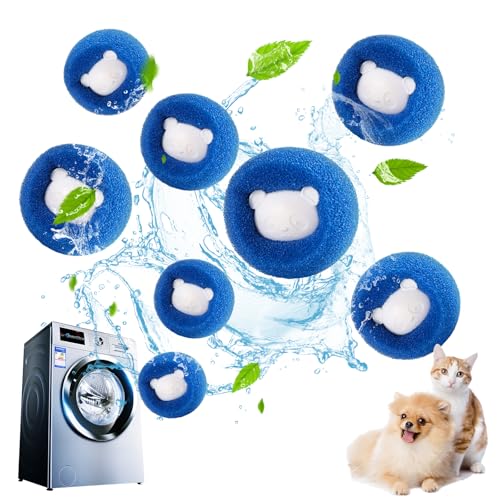 Detalle de Boule Anti Poils Yalisite pour Lave-Linge – Absorbe cheveux et peluches, réutilisable