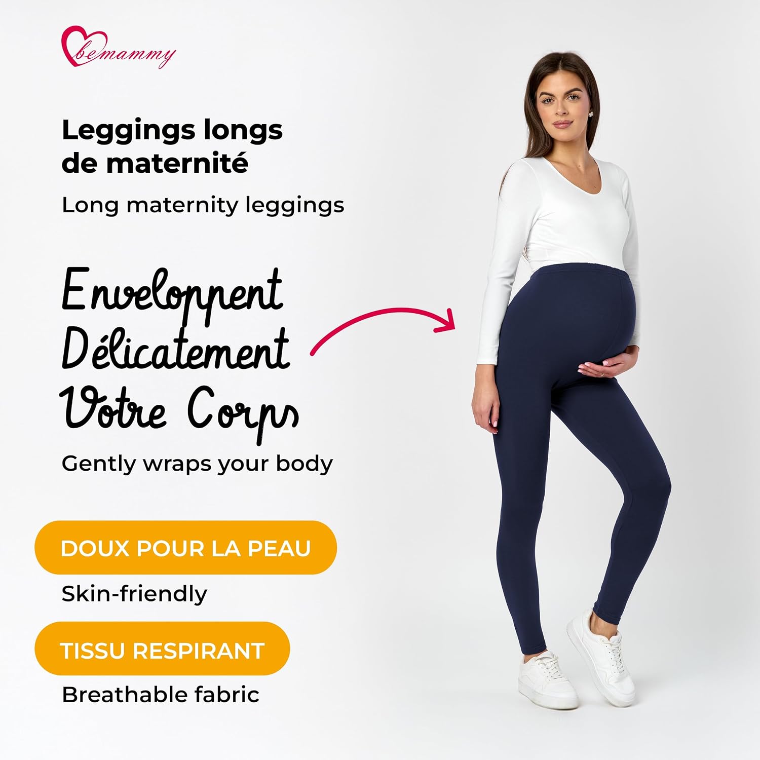 Thumbnail 3 de Legging grossesse BE20-230 confort