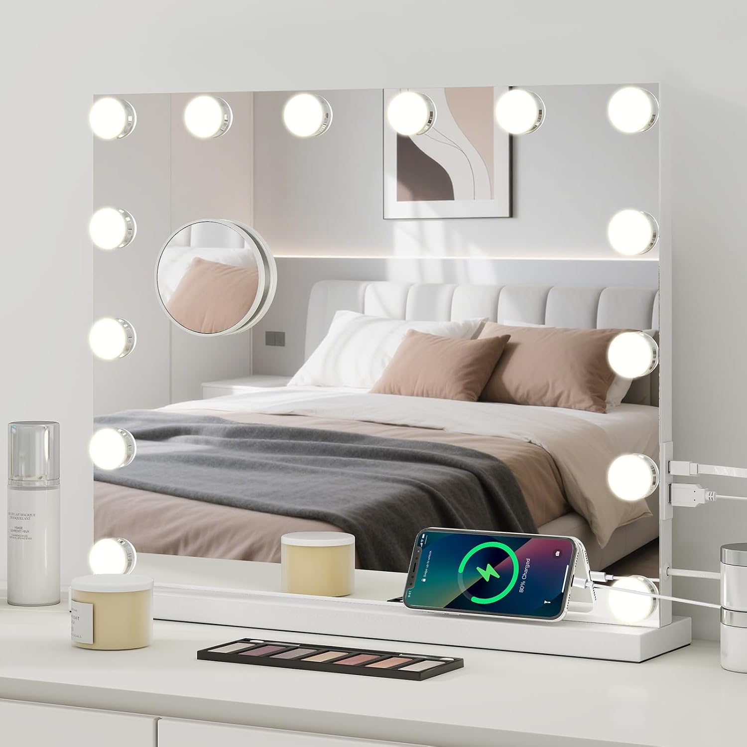 Detalle de eklipt Hollywood Vanity Mirror 50×42cm