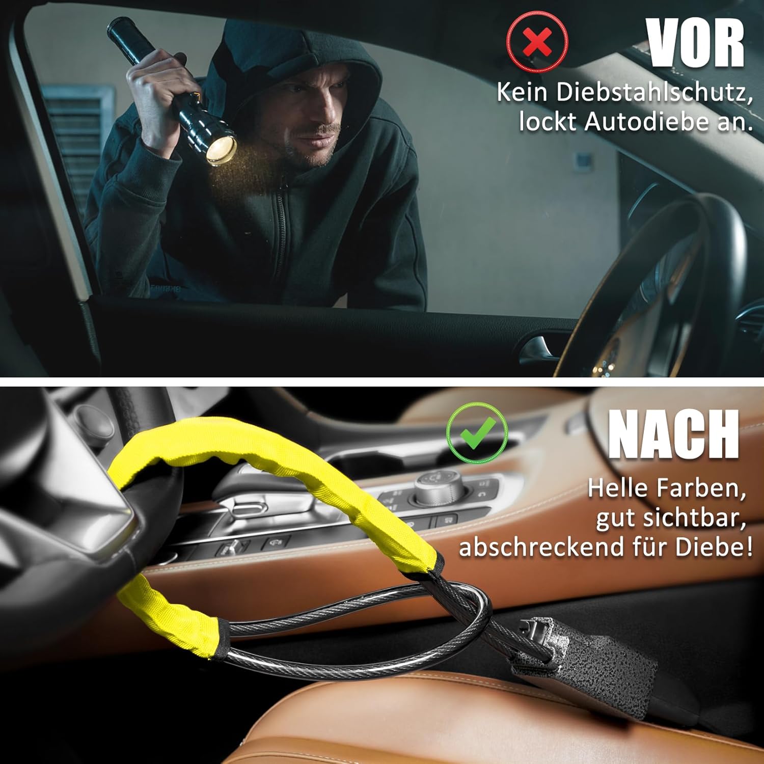 Detalle de Tevlaphee Lenkradkralle 3 Schlüssel