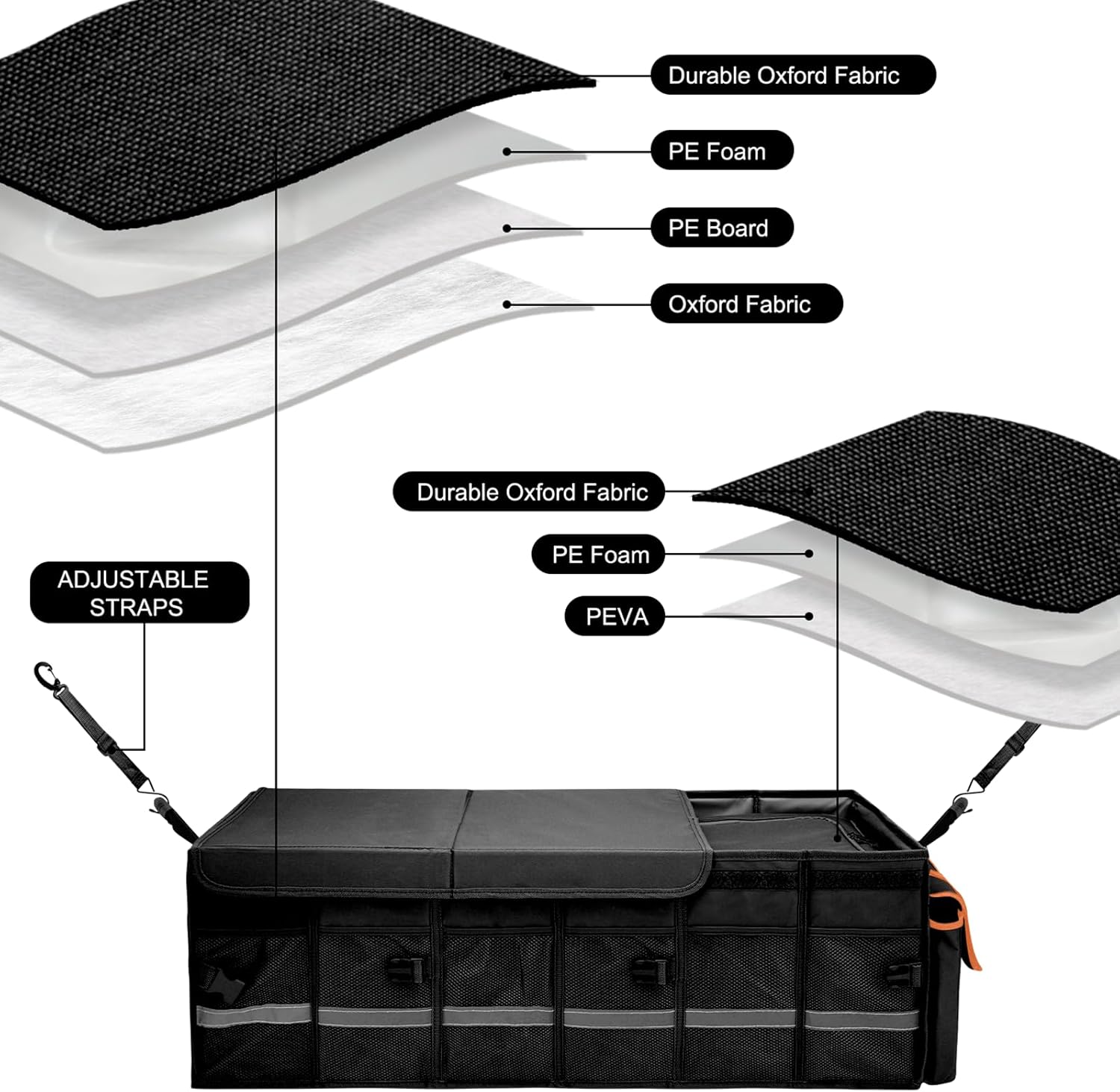 Thumbnail 6 de Car Trunk Organizer 35L