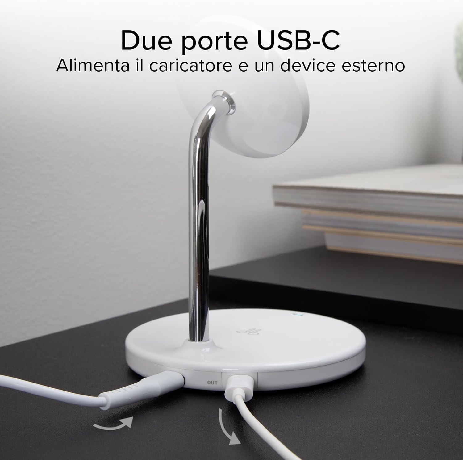 Thumbnail 6 de SBS Stazione Ricarica Wireless 2in1 15W + 5W – Design Minimal bianco, ADS