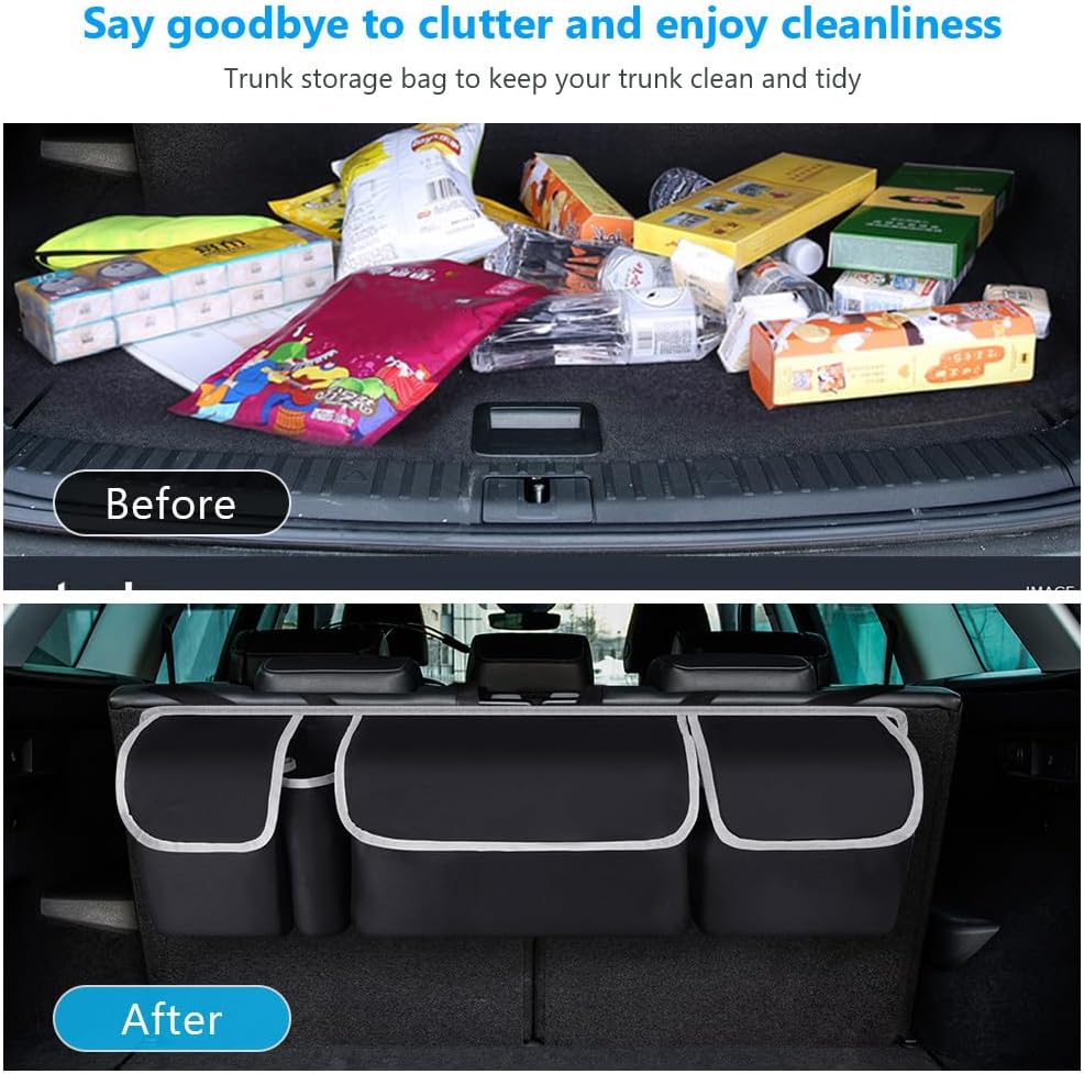 Detalle de URAQT Organizer bagagliaio auto, 4 tasche