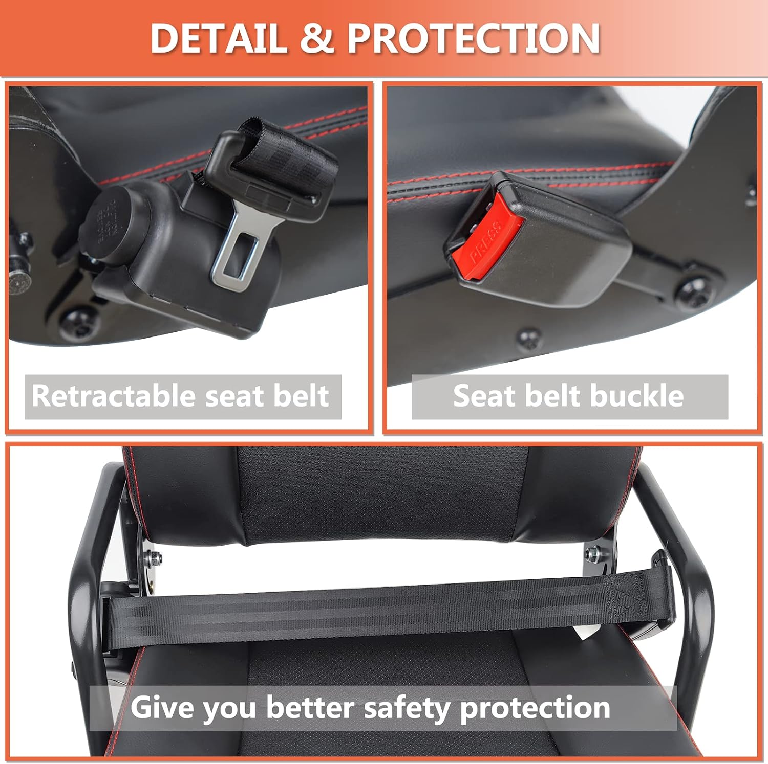 Detalle de TICSEA Universal Forklift Seat 120°