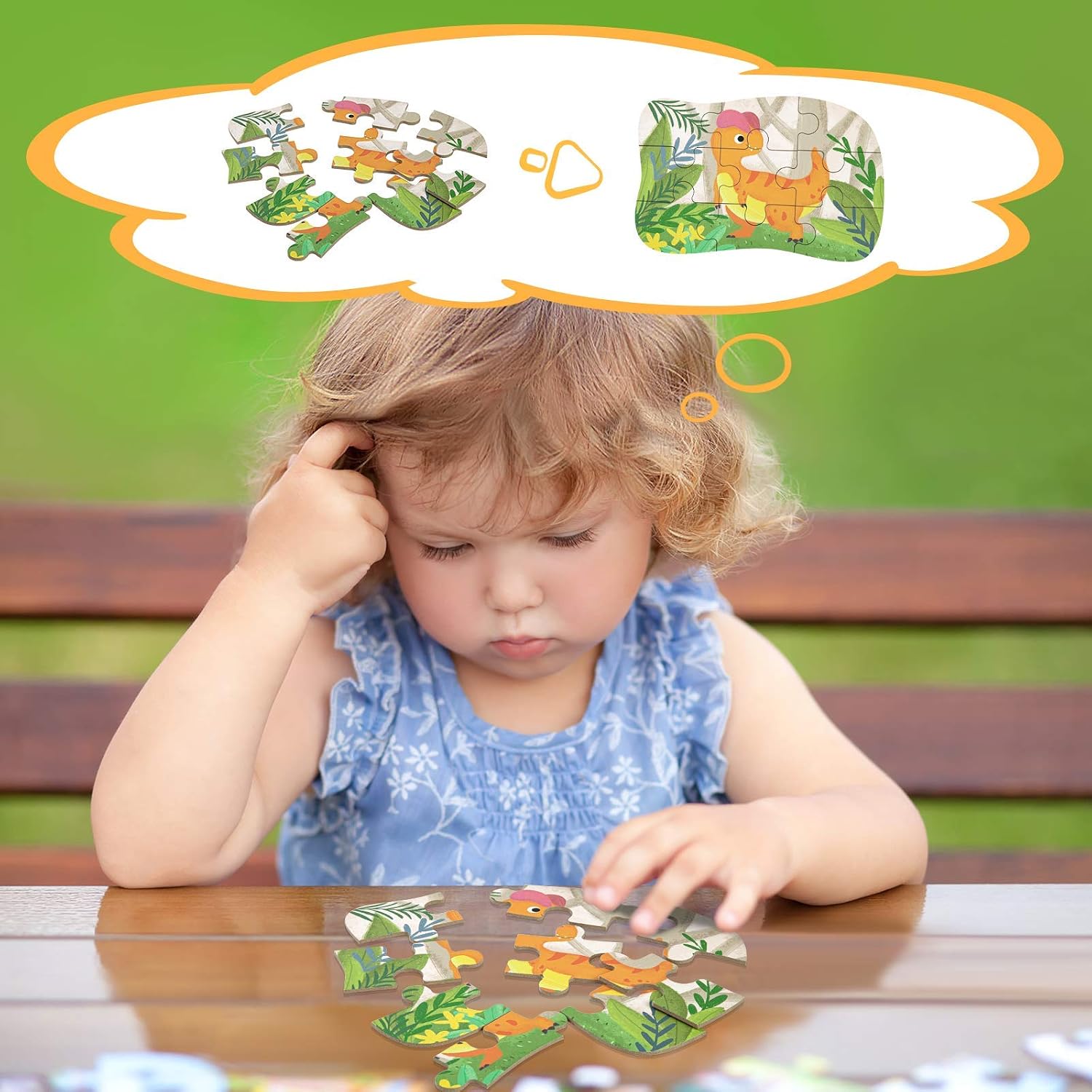Thumbnail 5 de BBLIKE Puzzle de Dinosaurios para niños 🦖 de 3 a 5 años