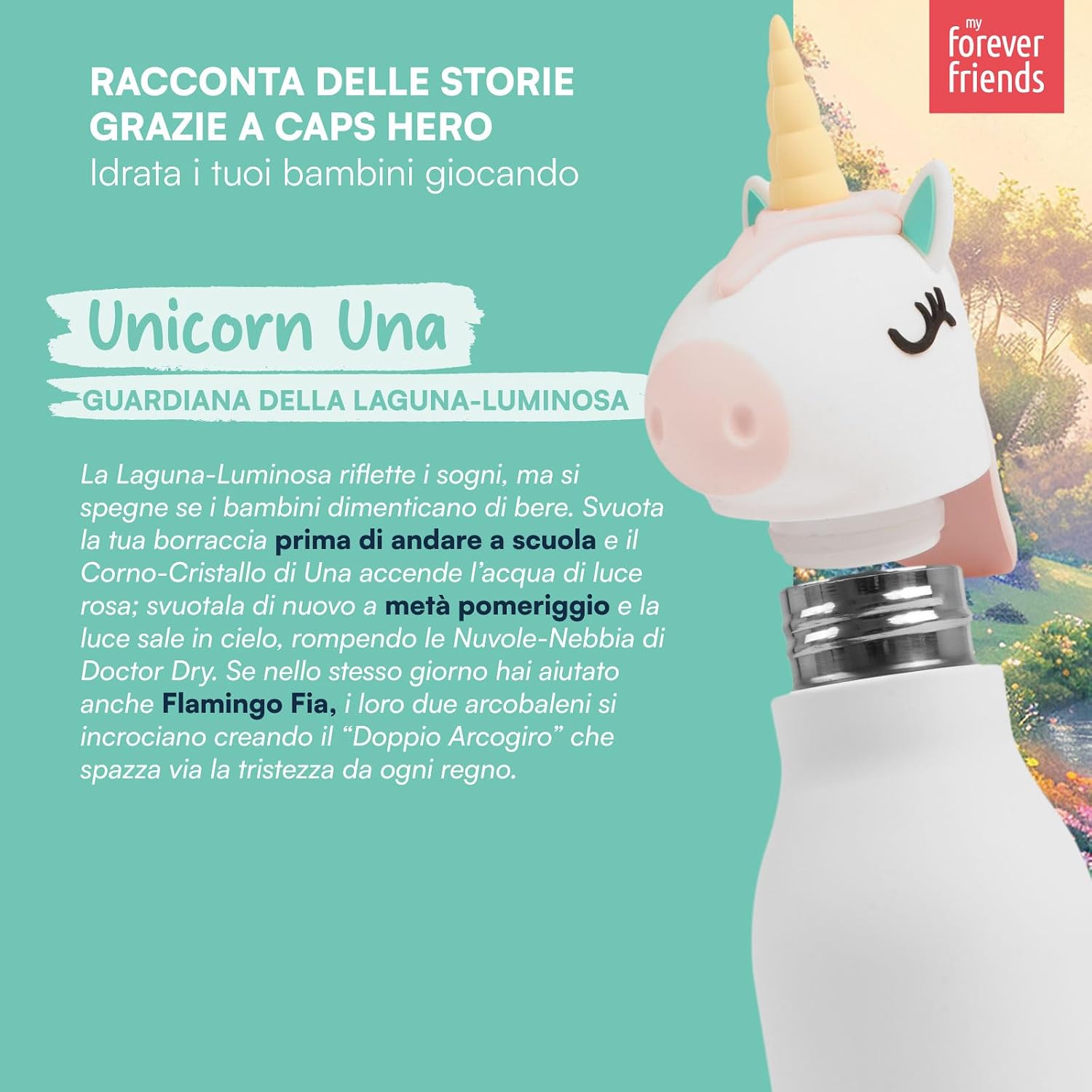 Thumbnail 3 de CapsHero Unicorno 520ml borraccia termica