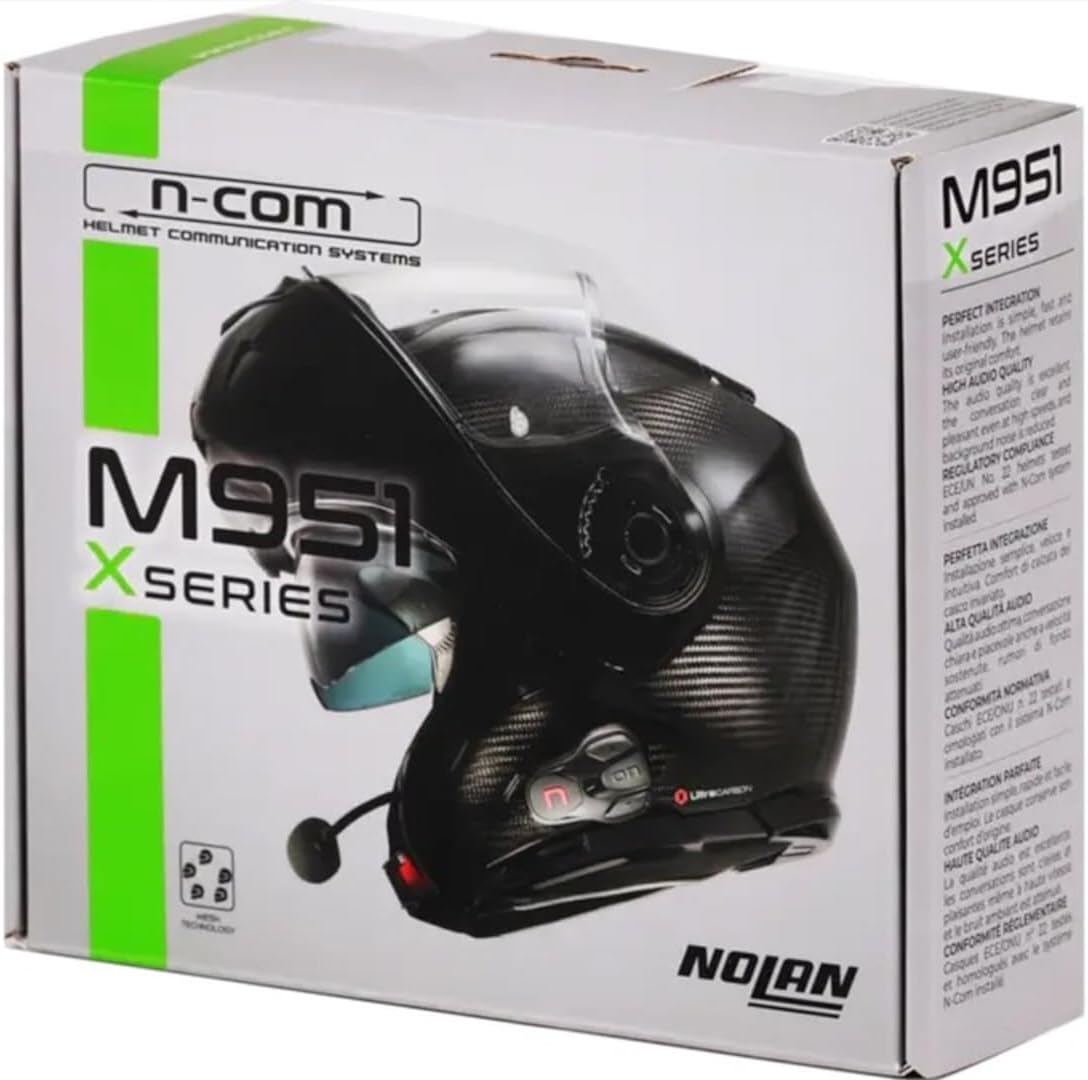Detalle de Nolan M951 X – kask motocyklowy z certyfikatem ECE i zapięciem na klamrę