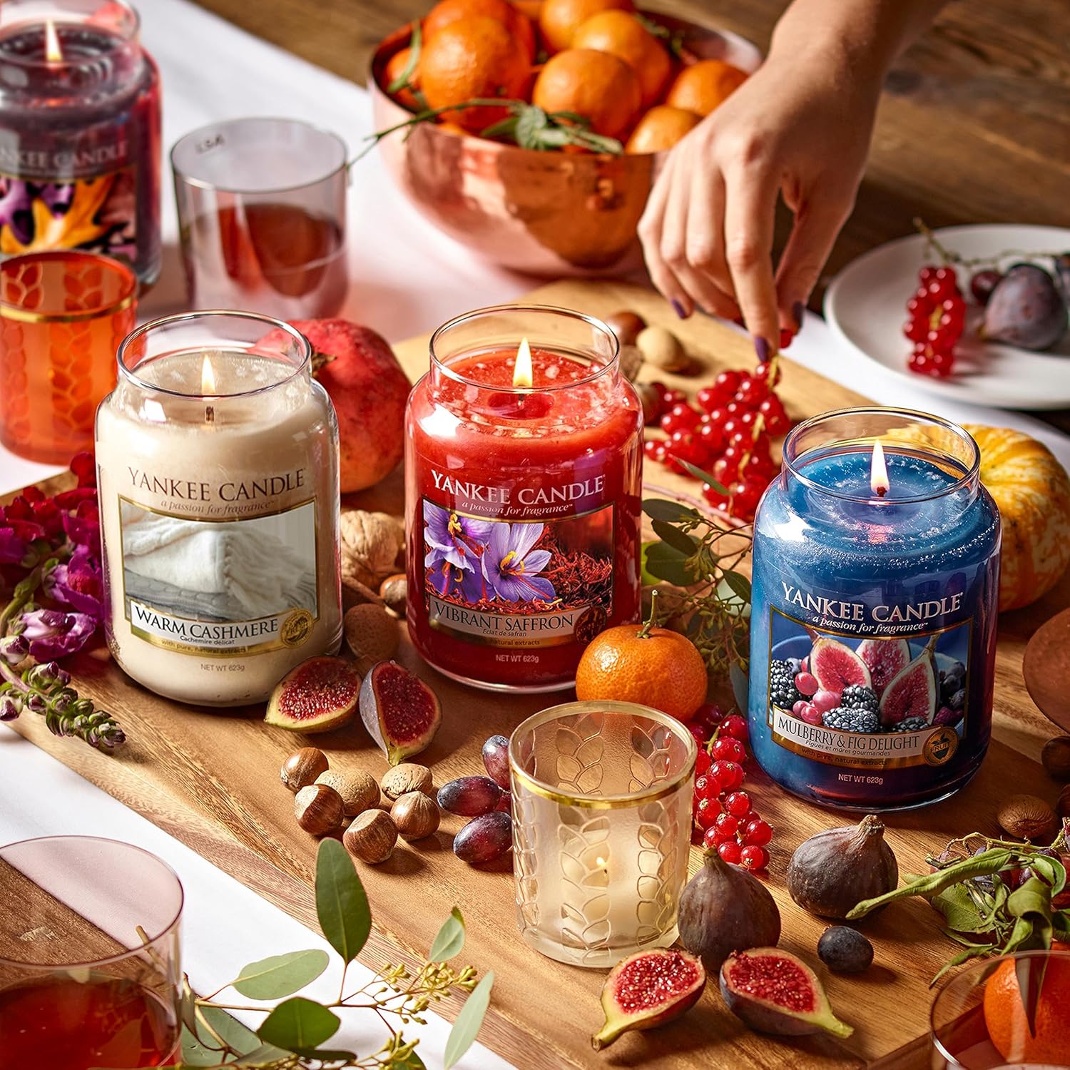Thumbnail 6 de Yankee Candle bougie parfumée Figues et mûres gourmandes – format jarre, longue durée